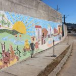 Mural de mosaico patrimonial Rere